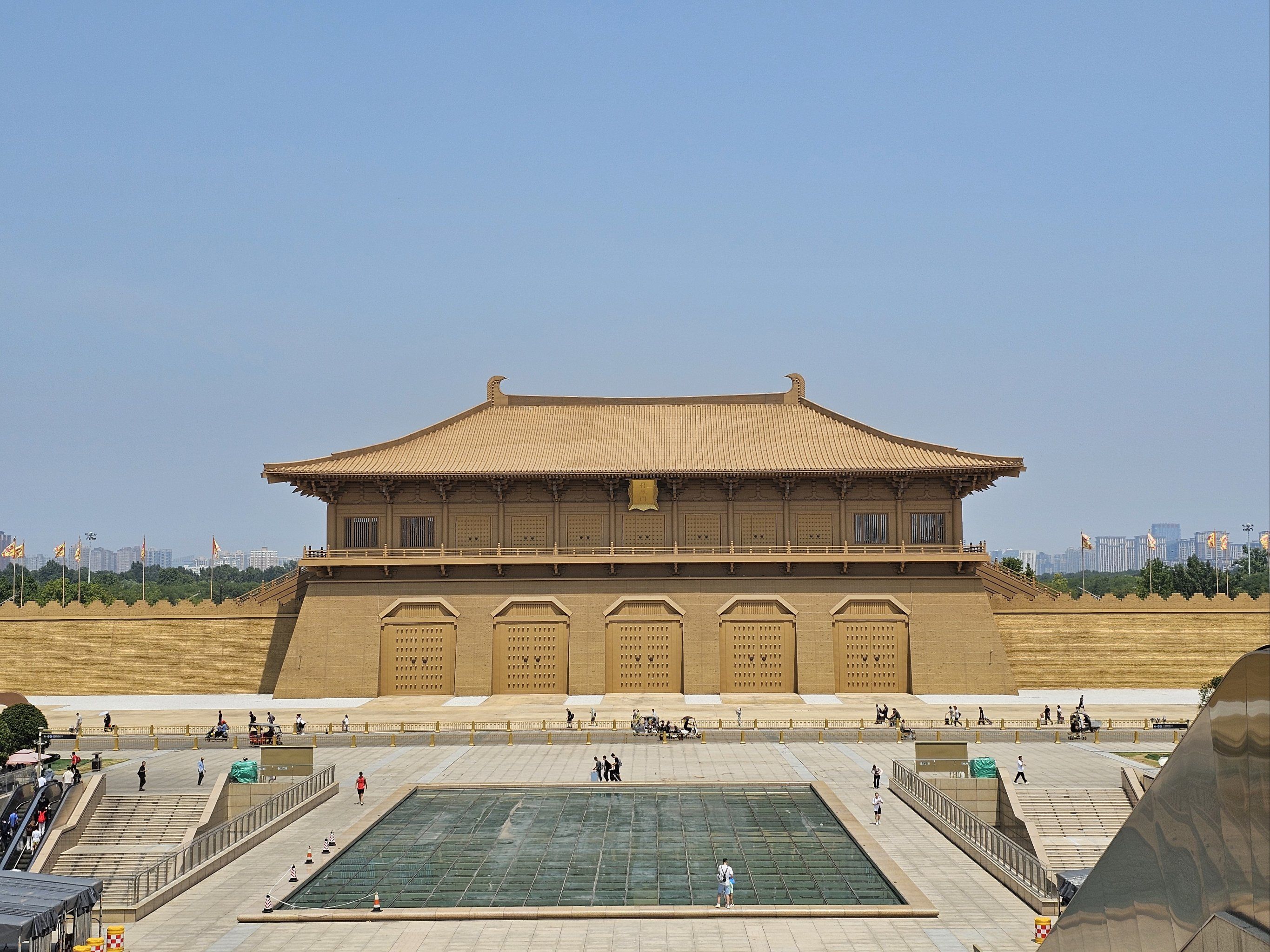 隋唐 长安城宫城“大明宫”正南门 丹凤门（复原于2010年，当初采用了不上色的方案一）