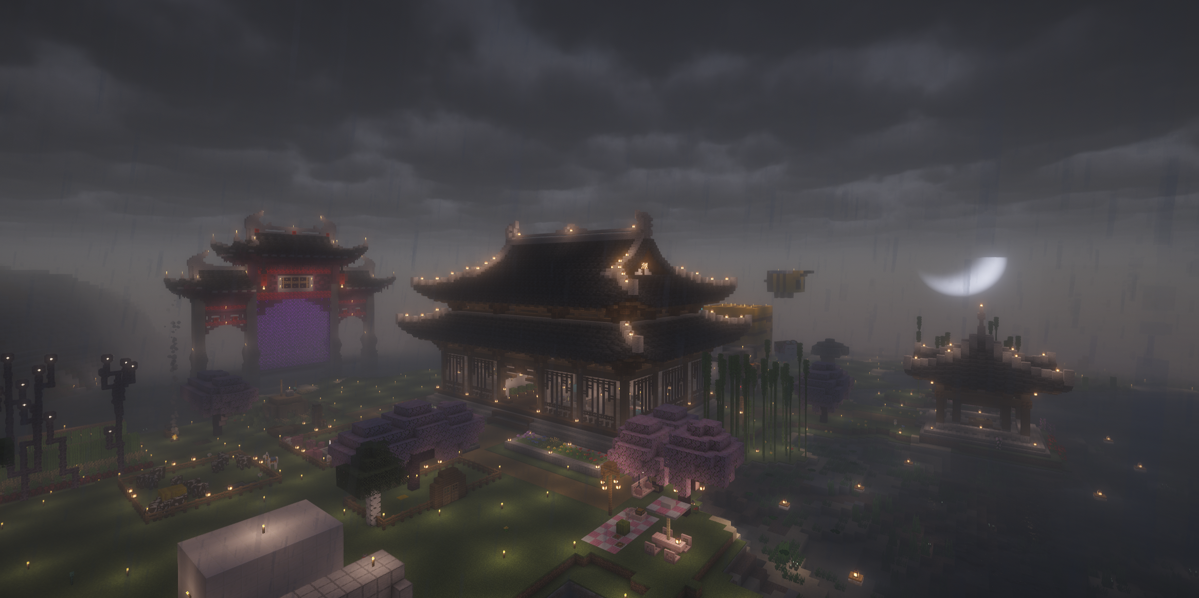 本人私服 与女朋友所建重檐歇山大殿 栖云堂