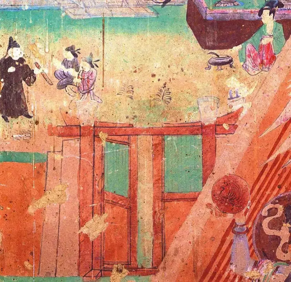 唐 莫高窟236窟 东壁 乌头门