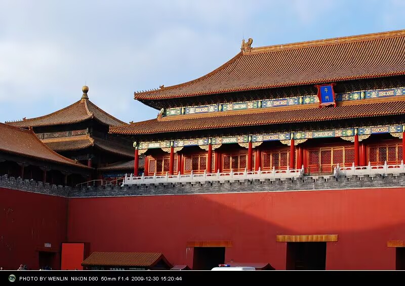 明清 北京城宫城“紫禁城”正门 午门